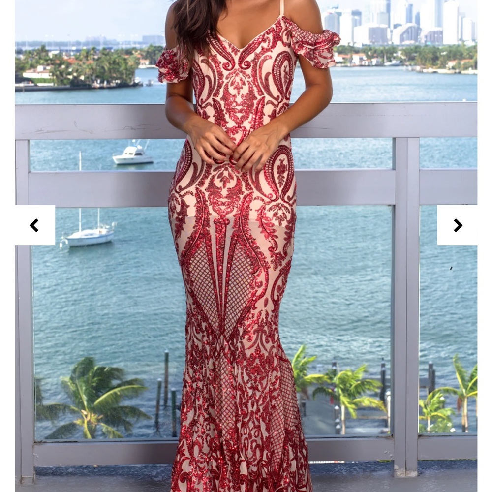 Sequin maxi dress